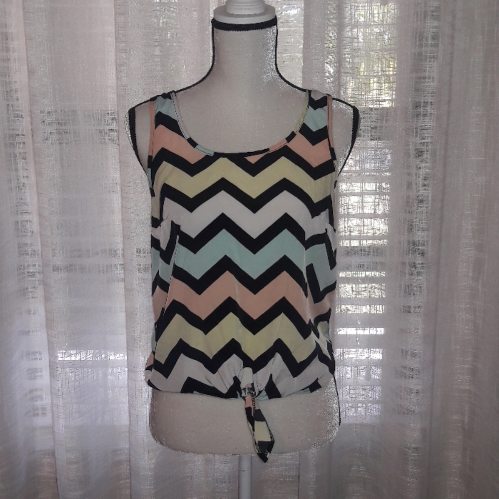 Chevron Dressy Top